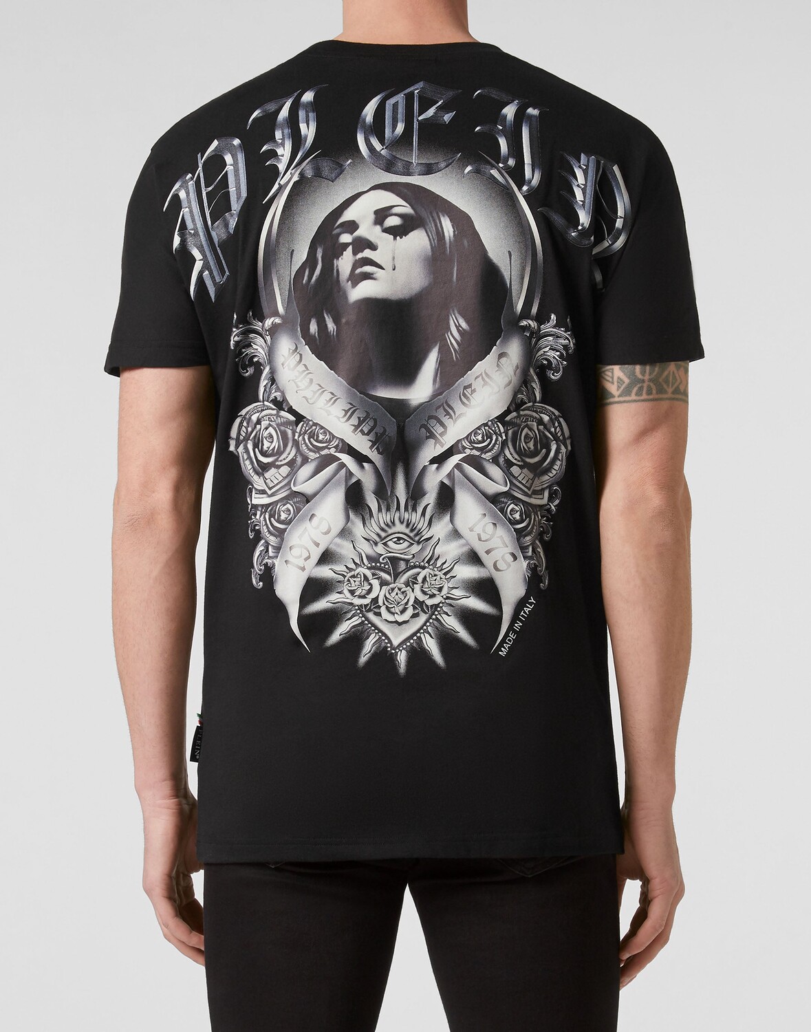 

Футболка Круглый вырез SS Graphic Plein Philipp Plein, черный