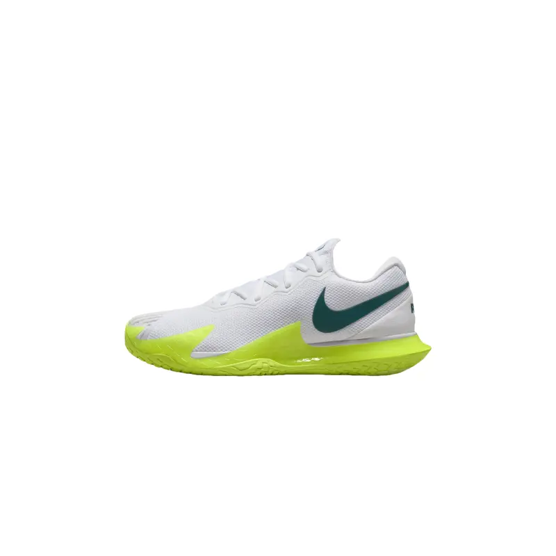 

Теннисные туфли Court Air Zoom Vapor Cage 4 Rafa мужские с низким верхом белый/зеленый Nike