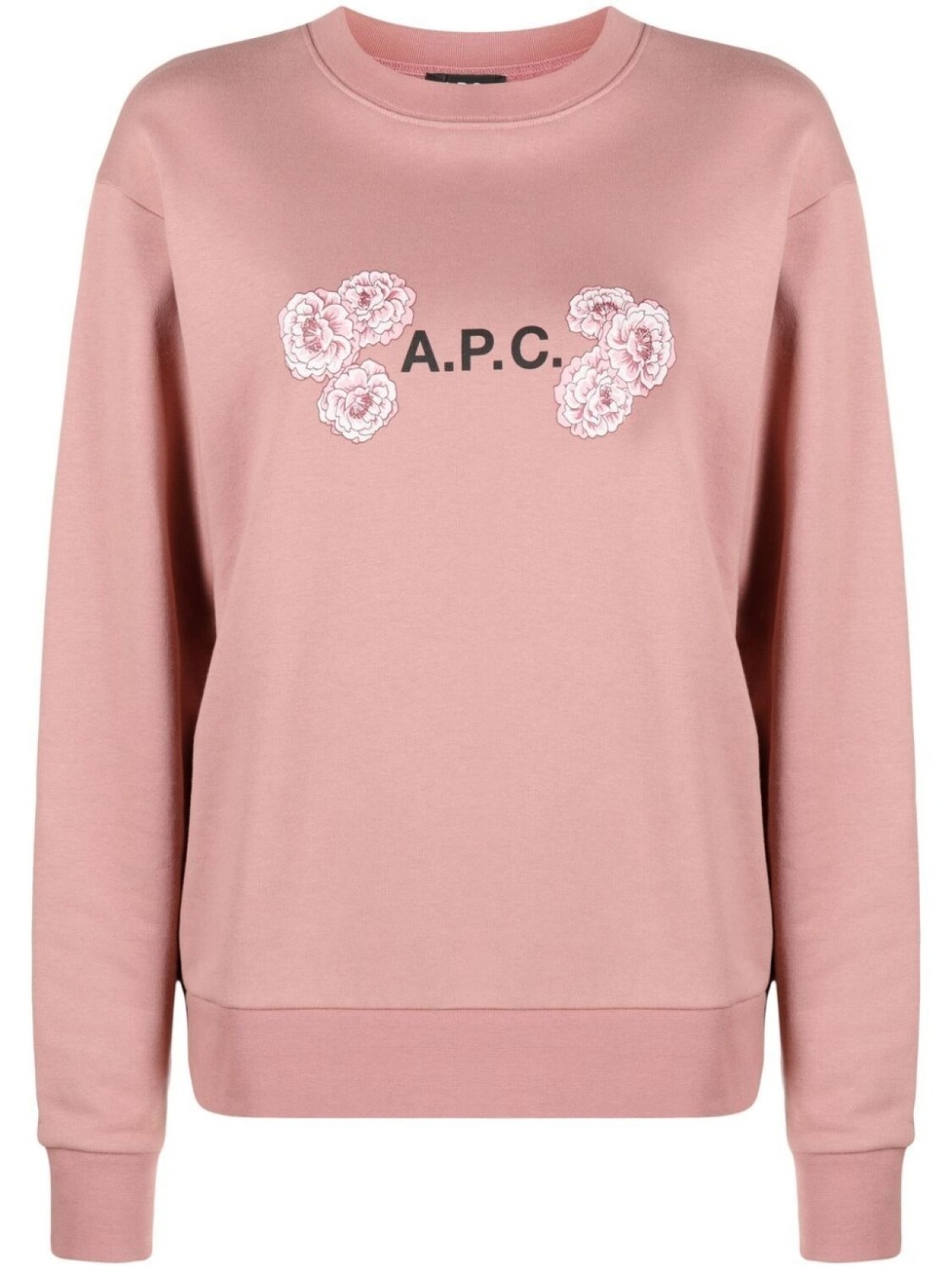 

A.P.C. толстовка с логотипом, розовый