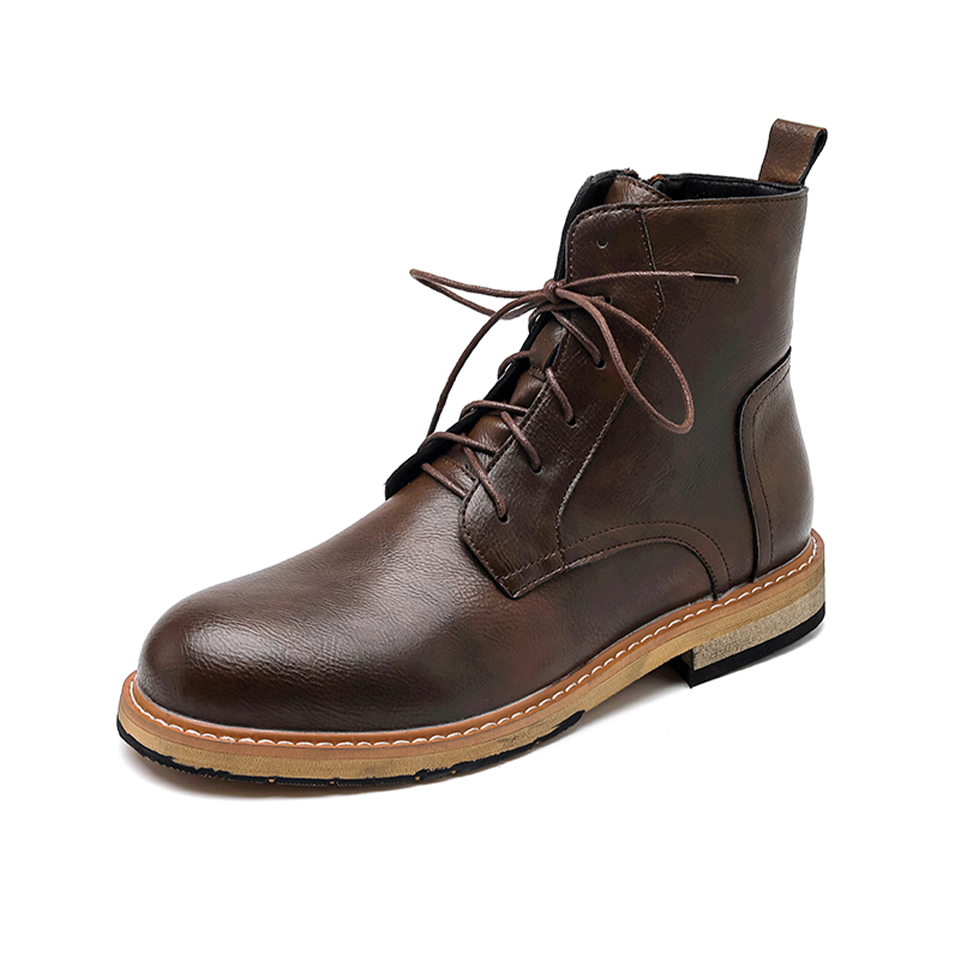 

Lanza Мужские ботинки Martin в темно-коричневом цвете, цвет Dark Brown