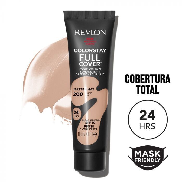 

Тональная основа ColorStay Base de Maquillaje Cobertura Total Mate Revlon, 200 Nude