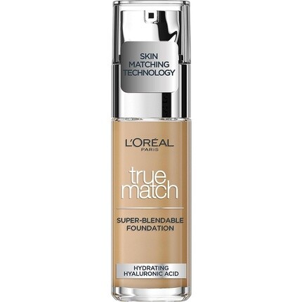 

L'Oreal Paris True Match Жидкая тональная основа с гиалуроновой кислотой и SPF 17 6W Золотой мед 30 мл, L'Oreal