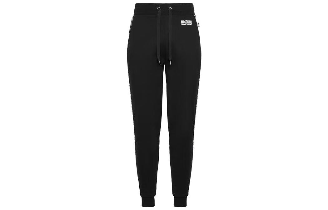 

MOSCHINO Трикотажные спортивные брюки мужские черные