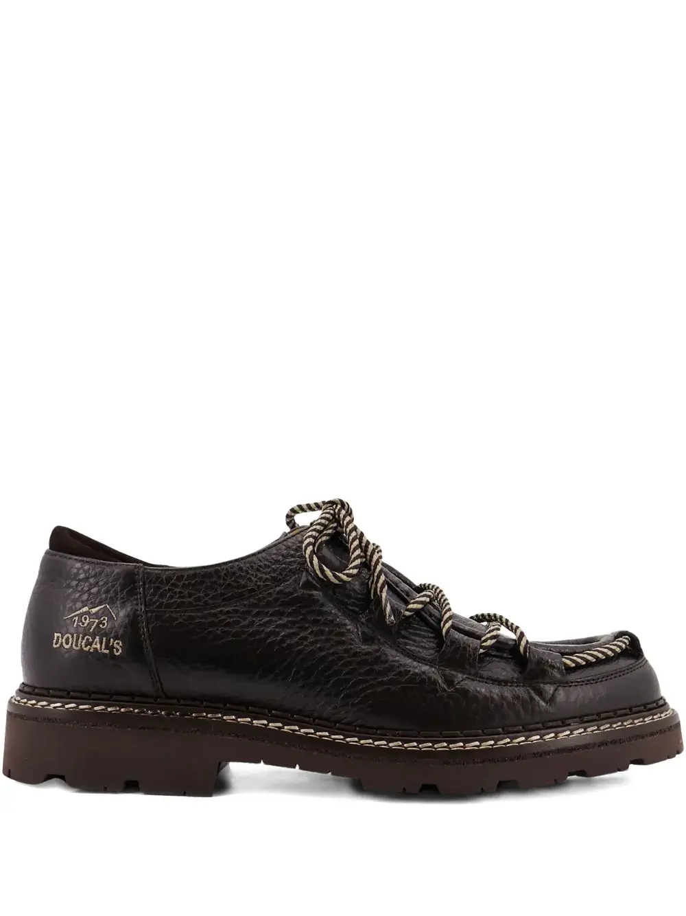 

Шнурованные туфли с вышитым логотипом Doucal'S, коричневый