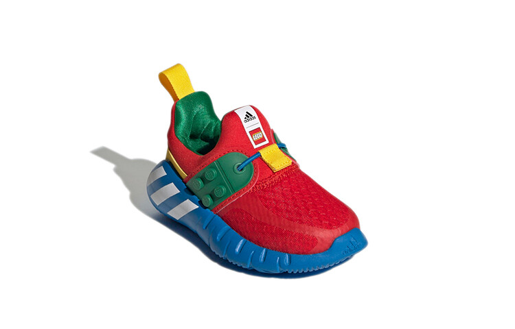Детские кроссовки Lego X Rapida TD Low-top красного/синего цвета Adidas — фото 2