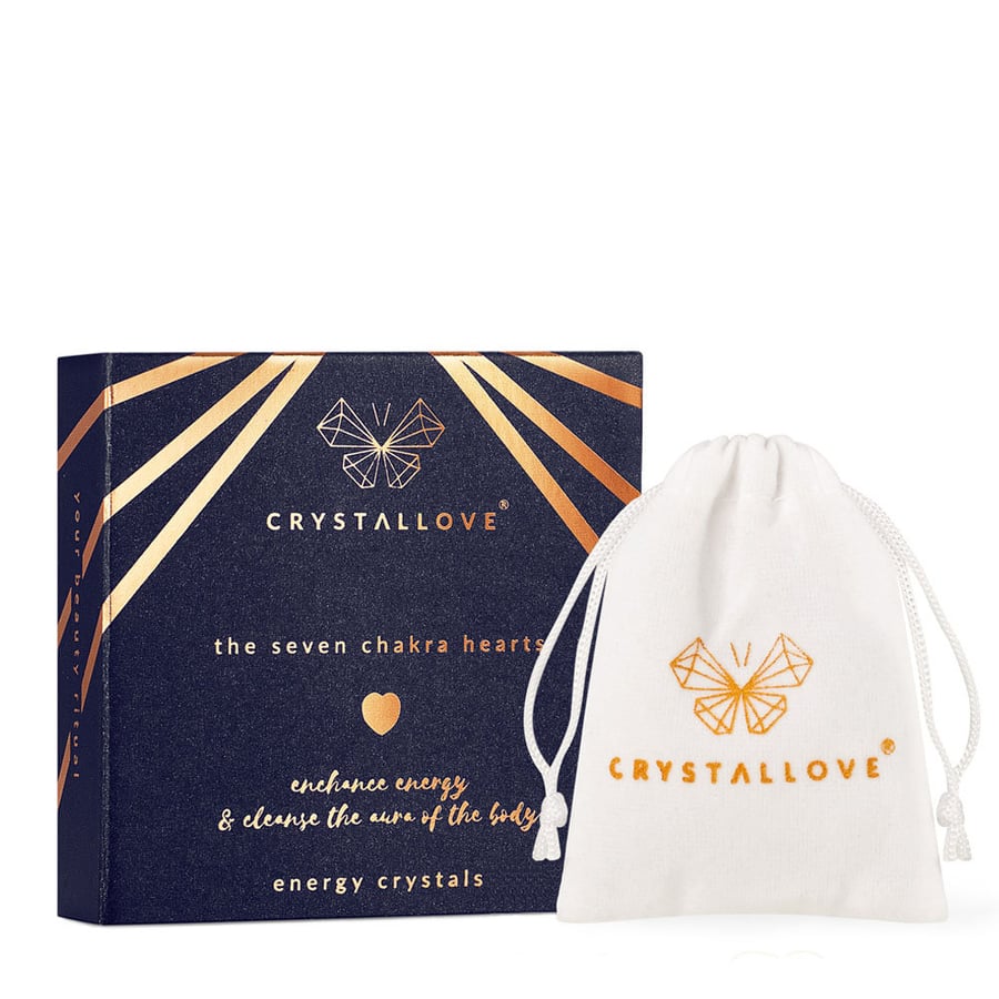 CRYSTALLOVE Натуральные энергетические камни 7 чакр - сердца — фото 3