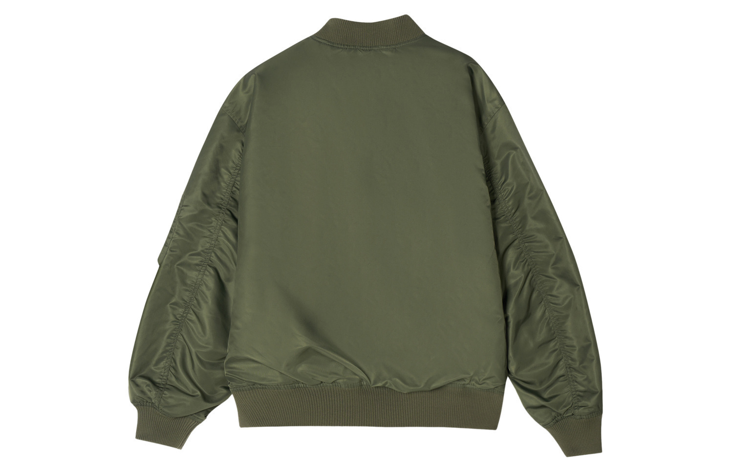 Levis Куртка Unisex Army Green с бейсбольным воротником и умеренным пилотским стилем — фото 3