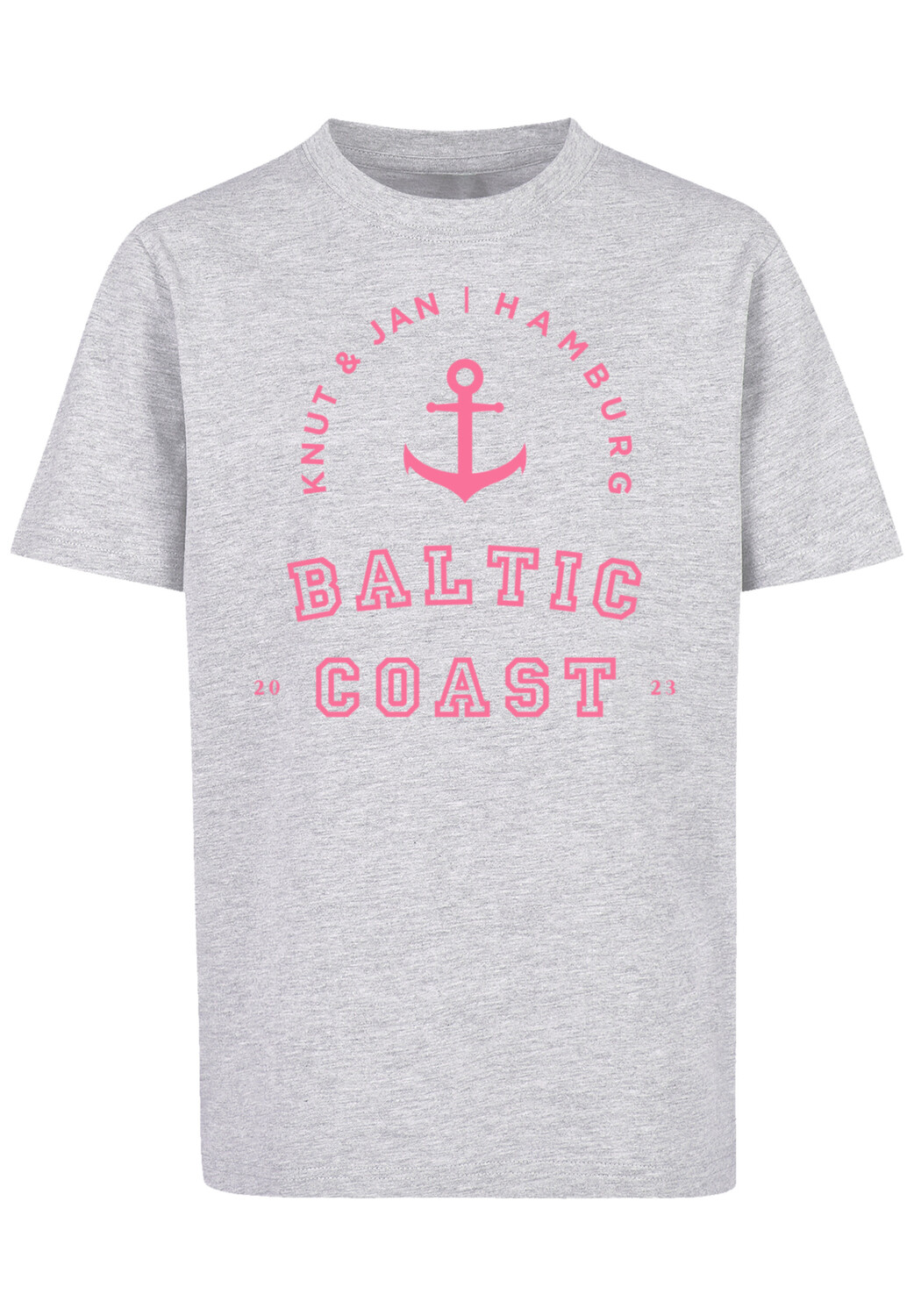

Футболка F4NT4STIC Baltic Coast Knut & Jan Hamburg, цвет grau meliert