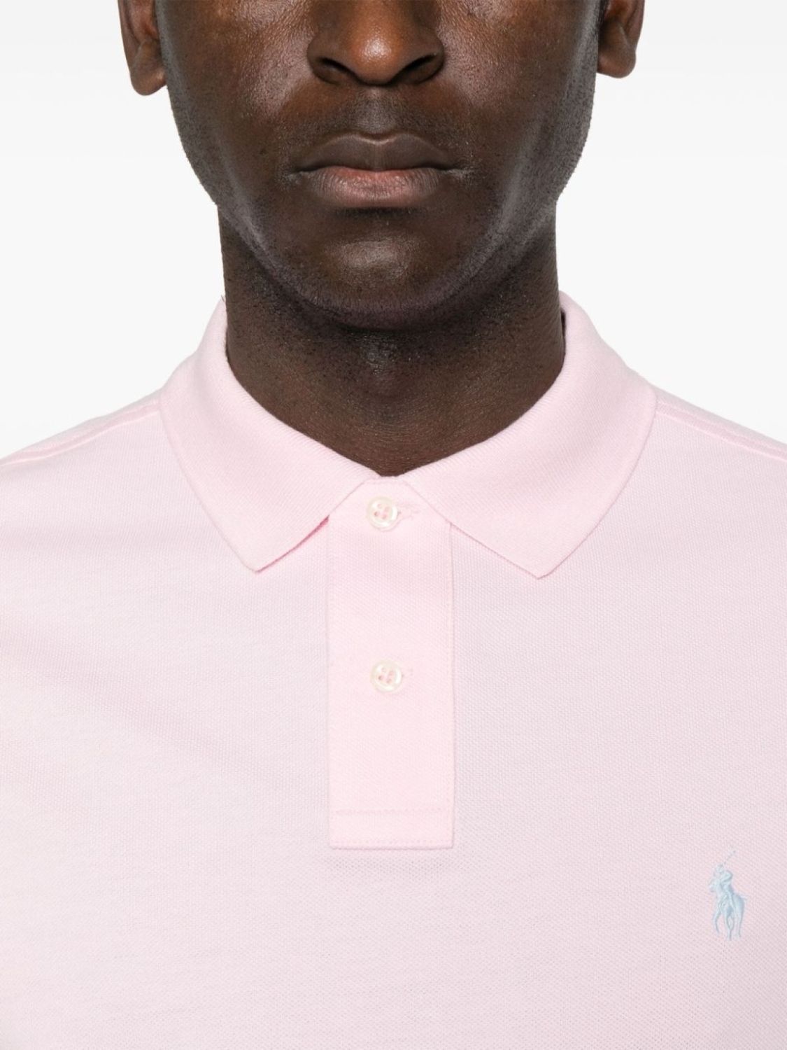 Polo Ralph Lauren рубашка поло с вышивкой Polo Pony, розовый — фото 4