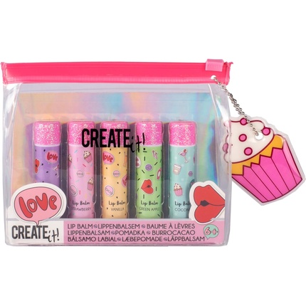 

Детский бальзам для губ с ароматом Create it - Упаковка из 5 шт Create It!