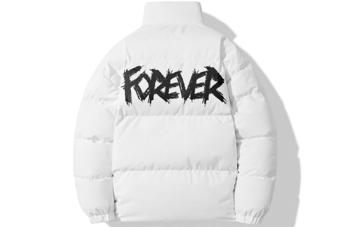 

Стеганая куртка унисекс Forever 21, Черный