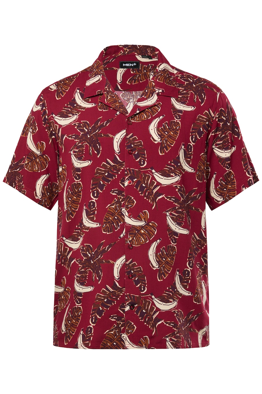 

Рубашка на пуговицах классического кроя Men Plus, бордовый
