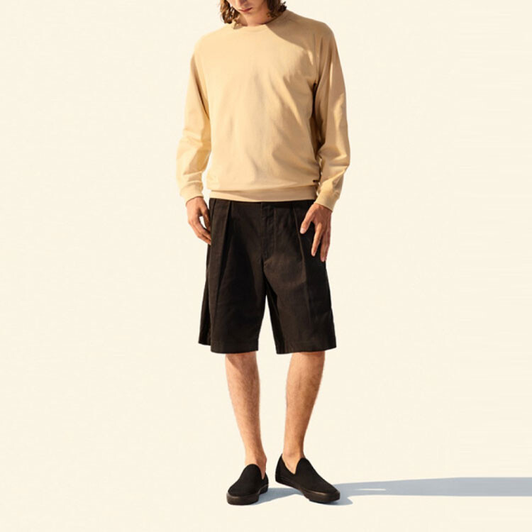 U Коллекция Толстовка Мужская Кремовая Uniqlo, кремовый — фото 2