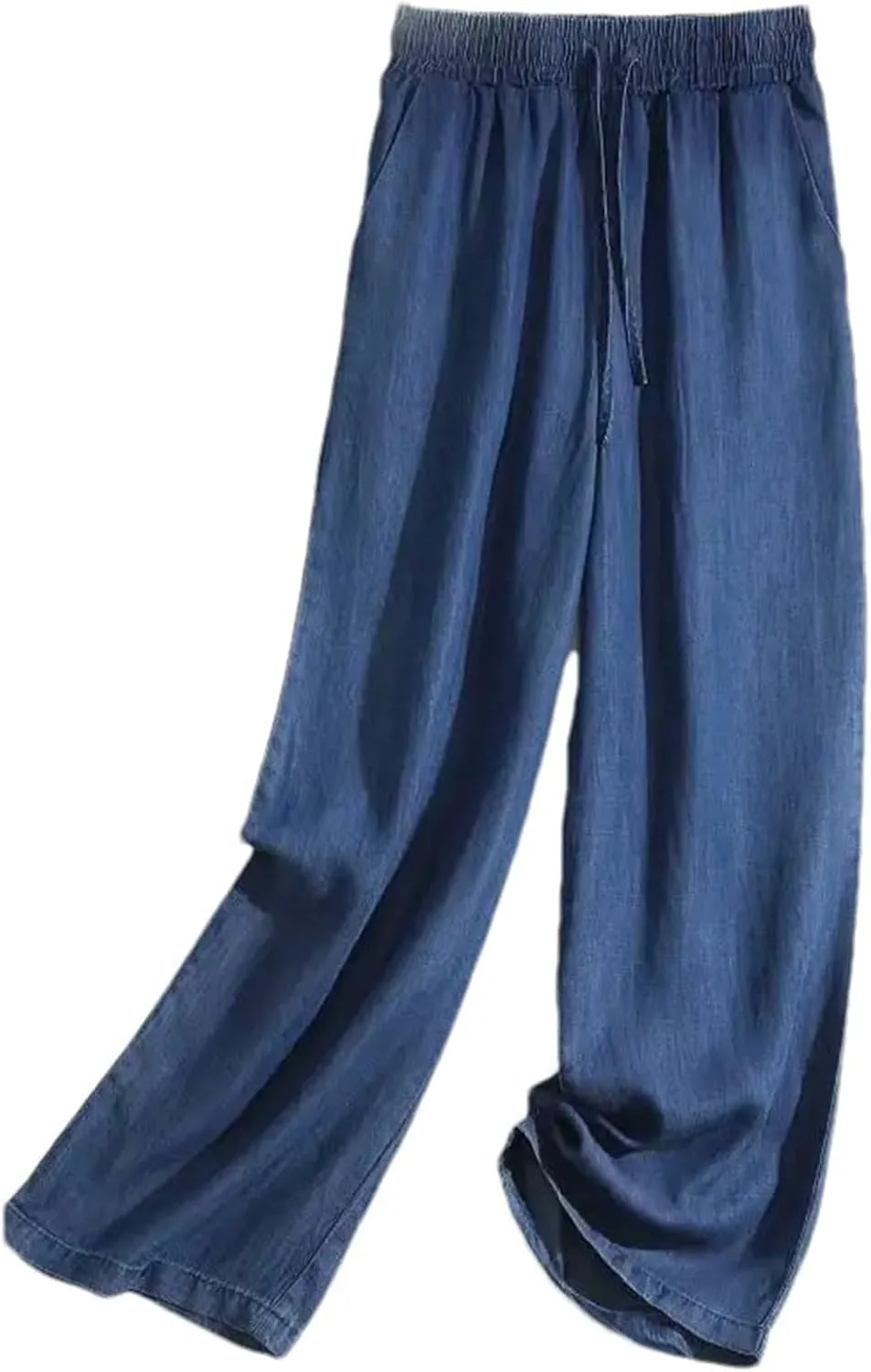 

Женские широкие джинсы с высокой талией SaoBiiu