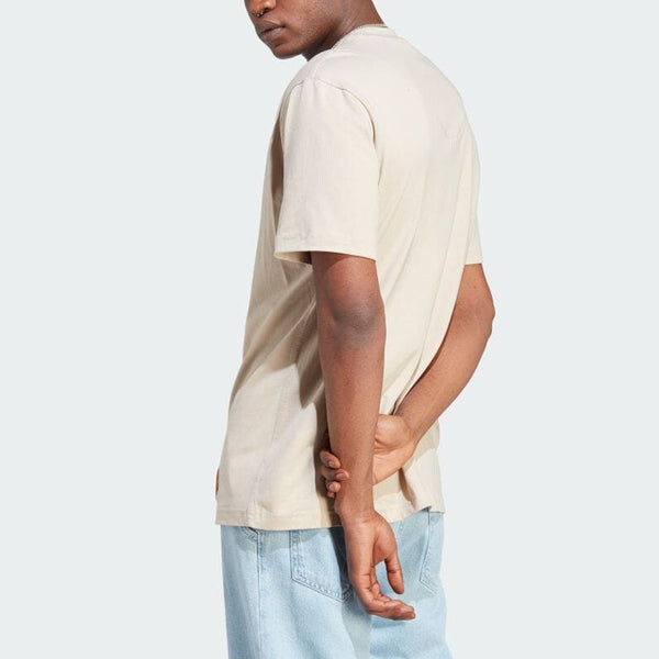 Футболка adidas Lounge Tee 'Wonder Beige', бежевый — фото 3
