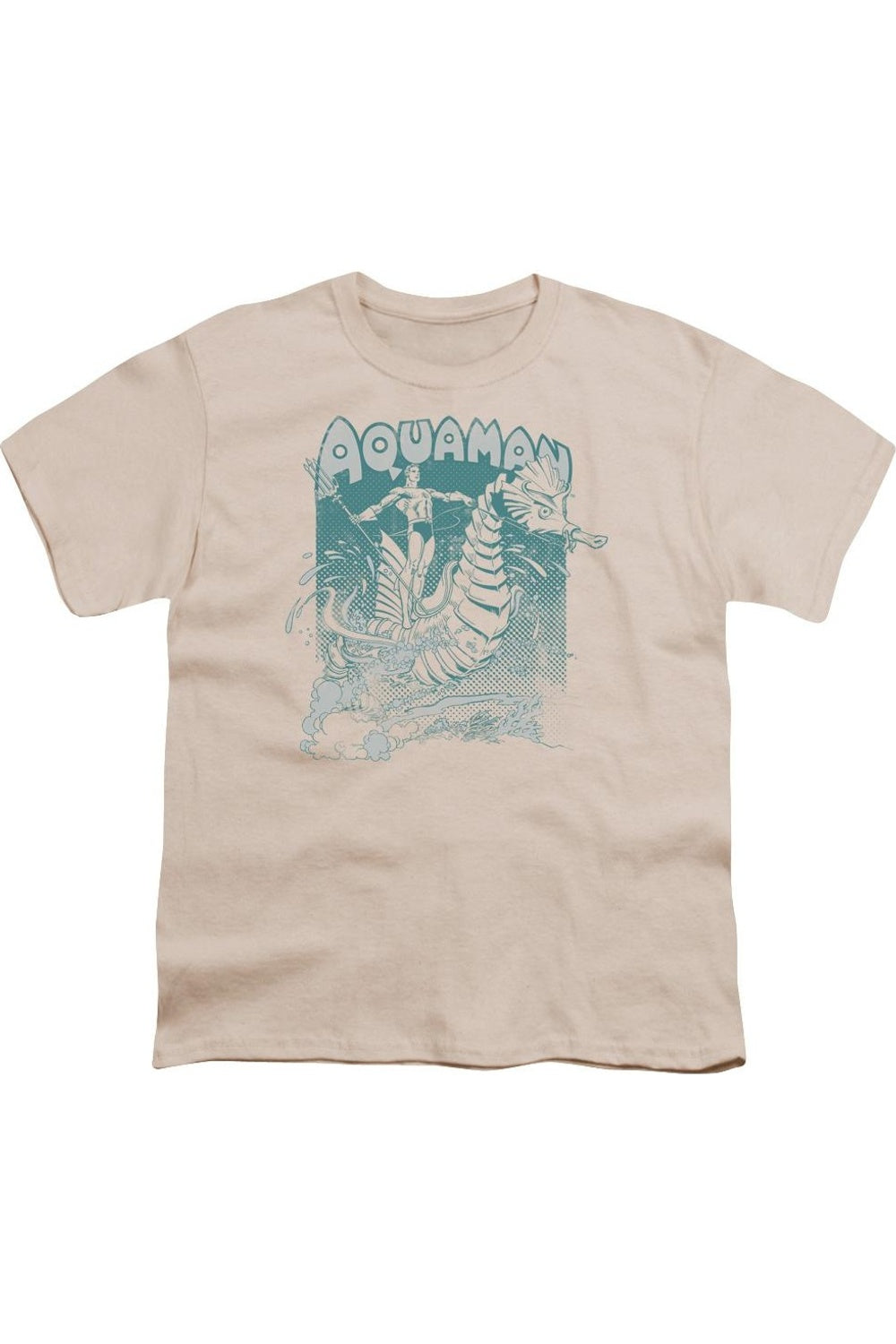 

DC Comics Aquaman "Поймай волну" детская футболка с коротким рукавом Gildan, синий