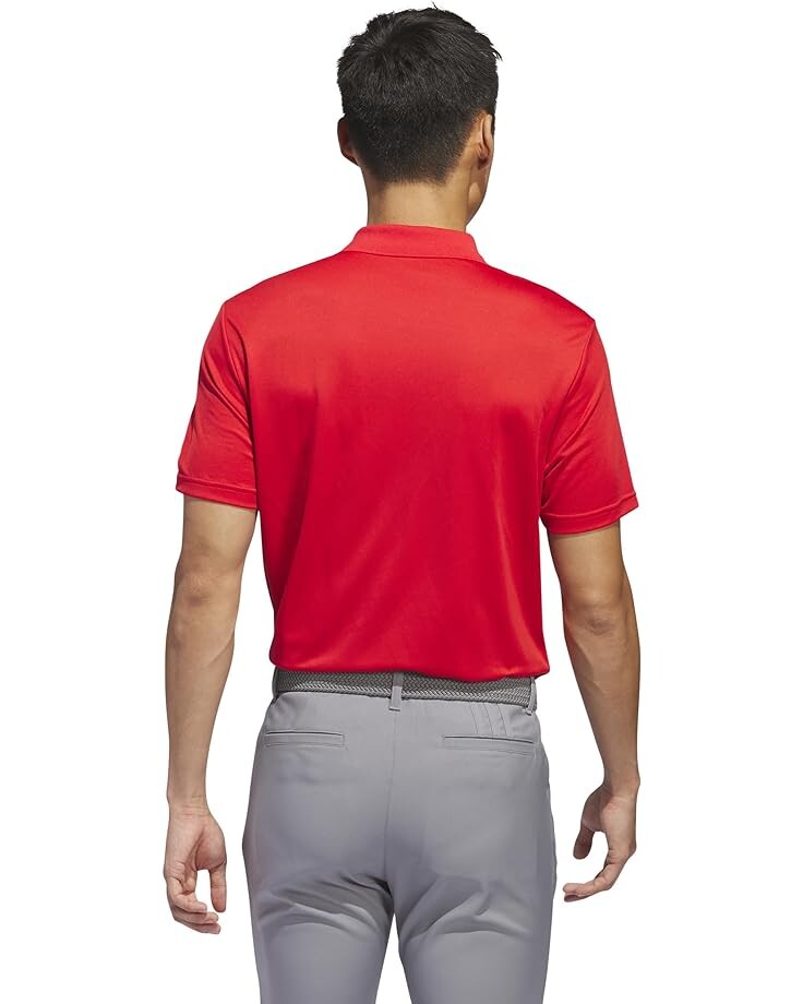 Поло adidas Golf adi Performance Short Sleeve, цвет Collegiate Red — фото 2