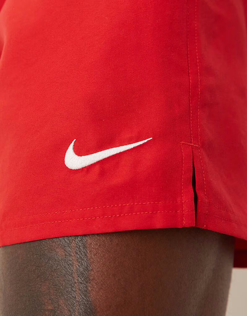 Шорты для плавания Nike Volley 5 дюймов красного цвета Nike Swimming — фото 2