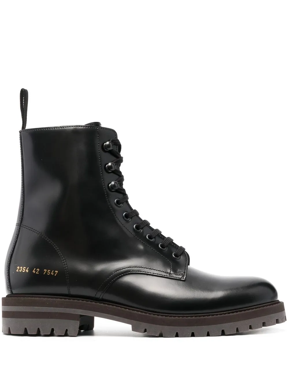 

Ботинки на шнуровке с логотипом Common Projects, черный