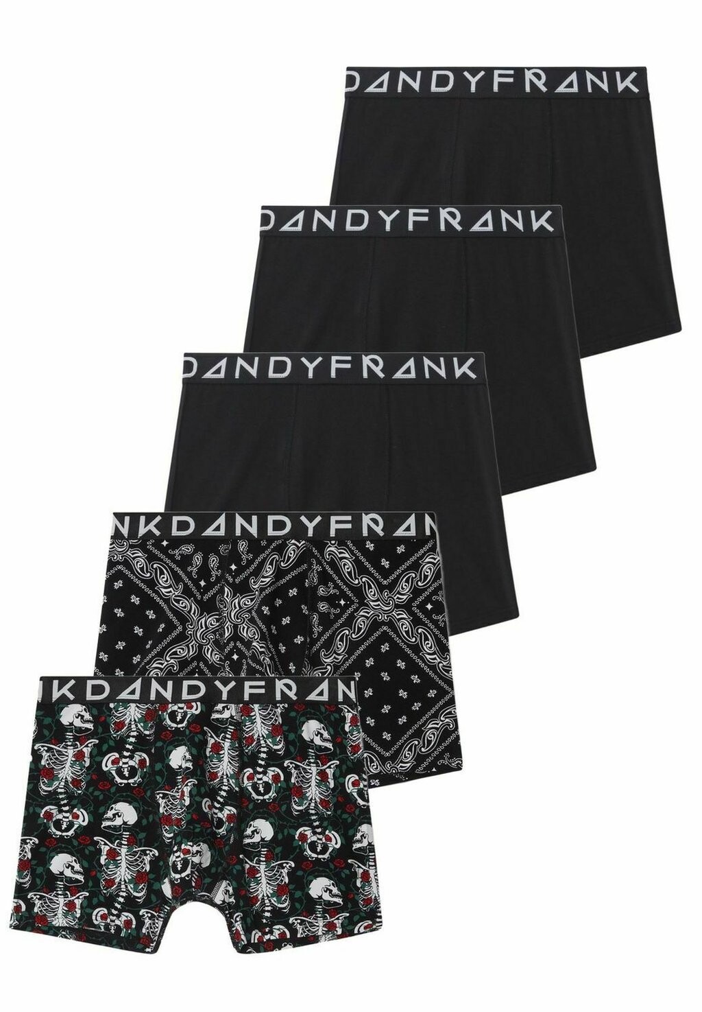 

Брюки 5-PACK BONEFIDE LOVER BOXER BRIEF Frank Dandy, черный