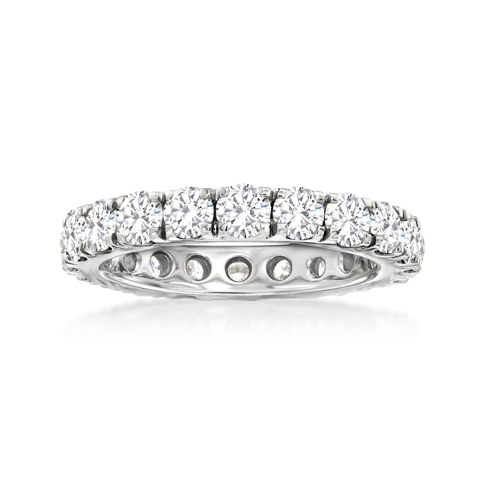 

Кольцо Ross-Simons Diamond Eternity из 14-каратного белого золота Ross-Simons, белый