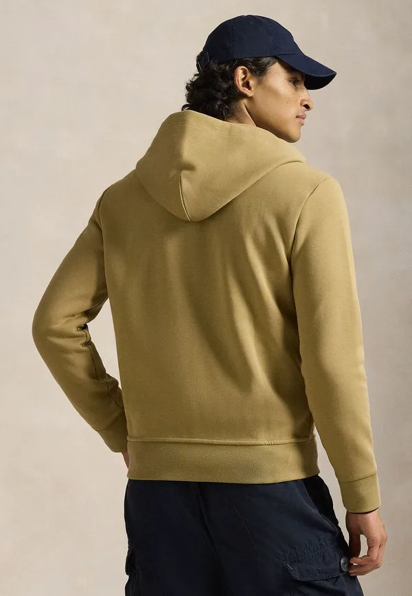 Толстовка с капюшоном, длинными рукавами и застежкой-молнией Polo Ralph Lauren, Sand — фото 4