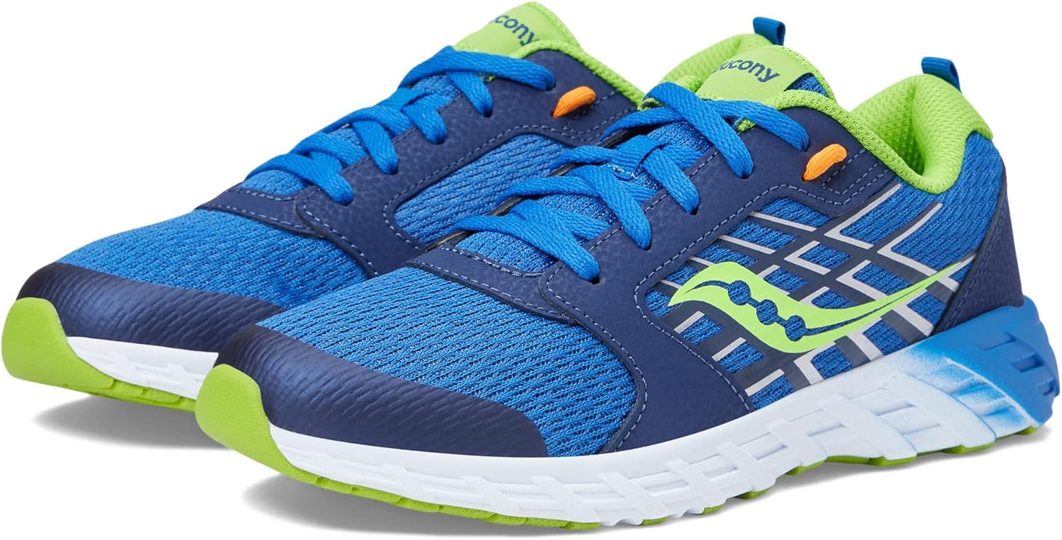 Детские кроссовки Saucony Wind 2.0 (унисекс), синий/зеленый