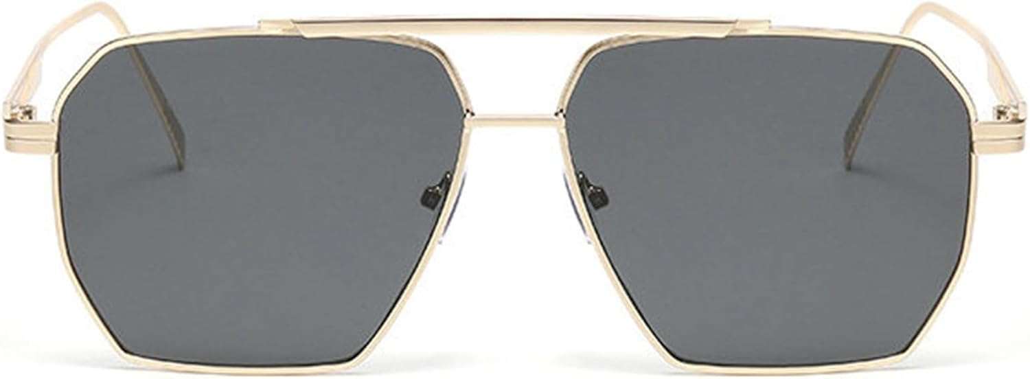 

Солнцезащитные очки Willochra в стиле ретро, ​​большие квадратные, для женщин и мужчин, винтажные очки-пилот, классические большие металлические солнцезащитные очки, C2