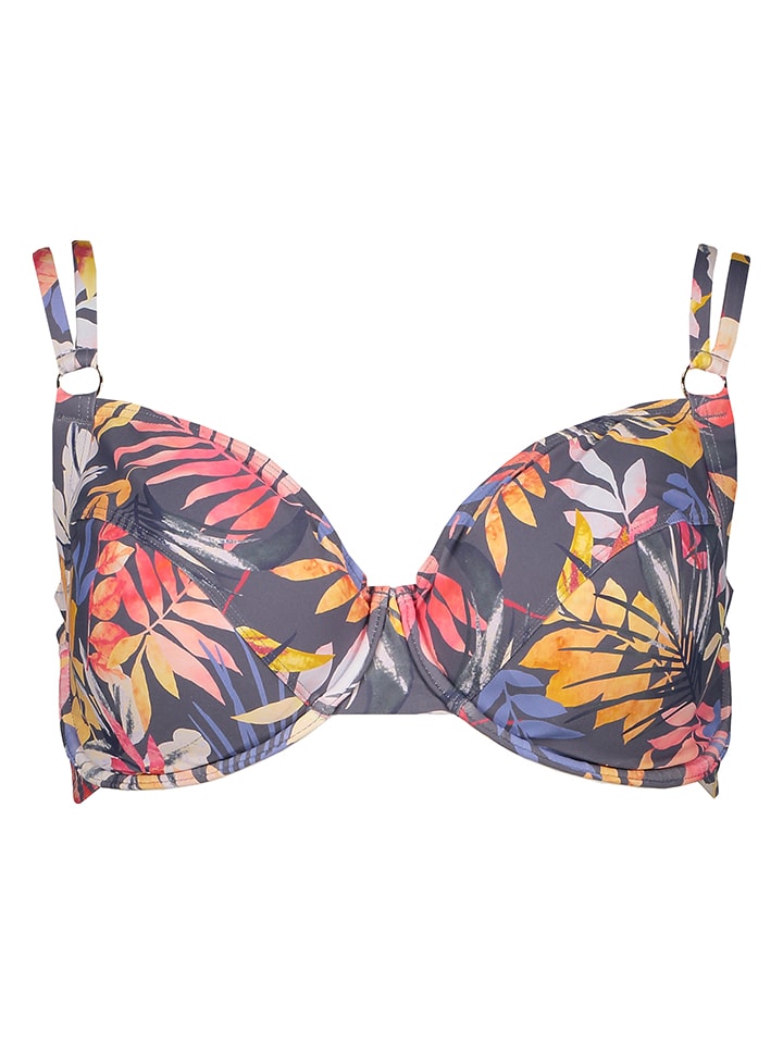

Верх бикини Leilani Vivance, цвет anthrazit/orange