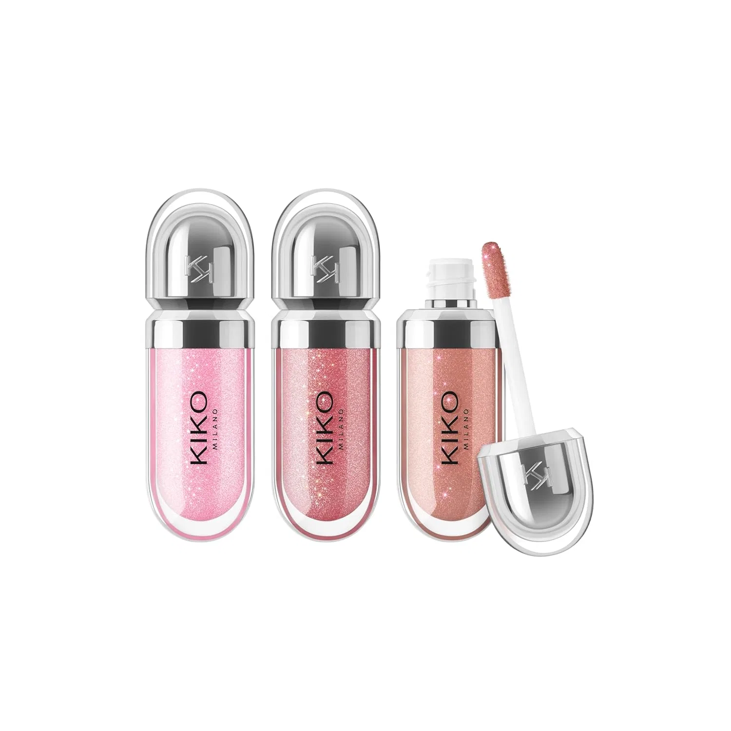 Набор мини-блесков для губ KIKO Milano Glossy Lip Set Mini Kiko Milano — фото 2