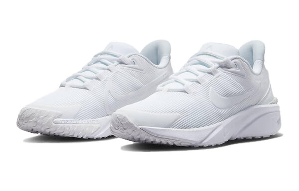 Кроссовки star runner 4 'triple white' Nike, белый — фото 4