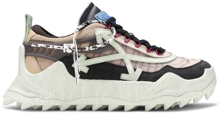 

Кроссовки Off-White ODSY-1000 'Black Mint', черный