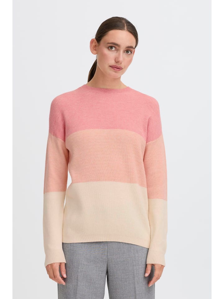 

Oxmo Вязаный свитер OXIManny белого цвета