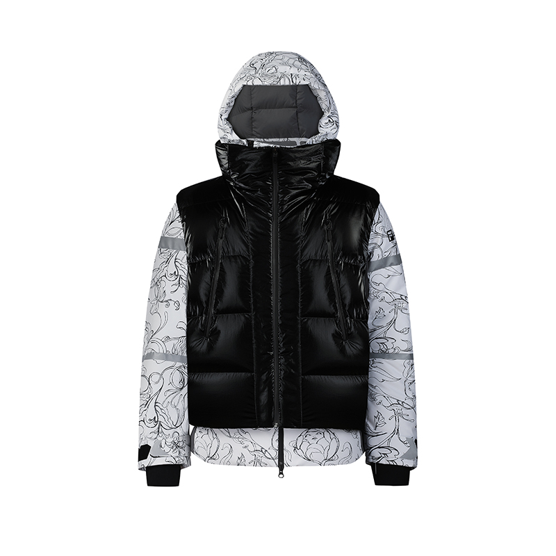 

FILA Мужская пуховая куртка с полноцветной печатью, All Over Print 2