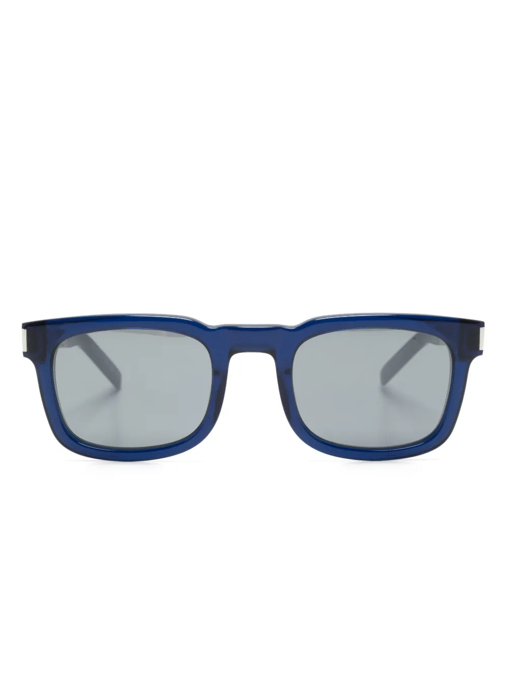 

Солнцезащитные очки в квадратной оправе Saint Laurent Eyewear, синий
