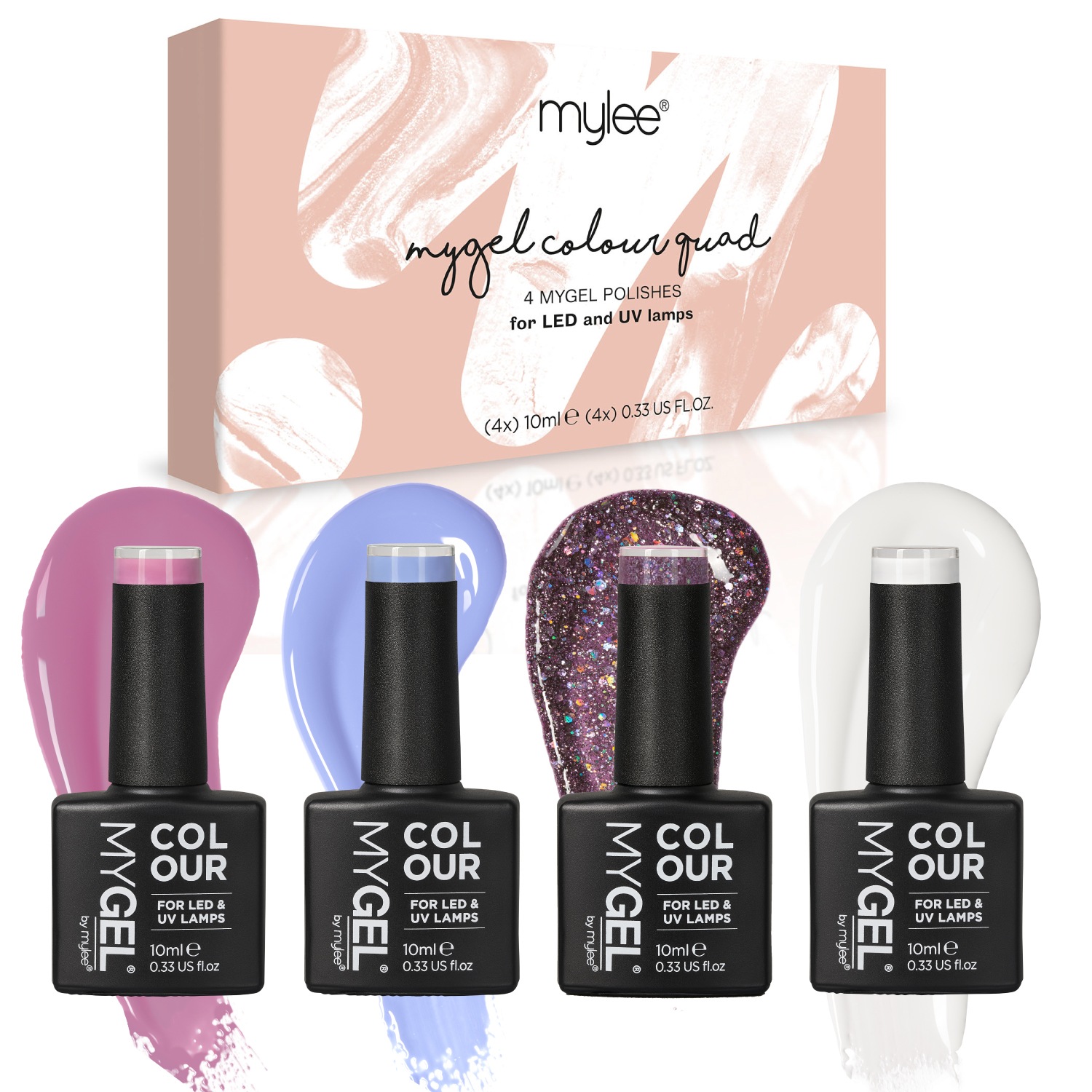 Лак для ногтей mygel oh my quad gel-nagellack-set Mylee, объем 40 мл — фото 2