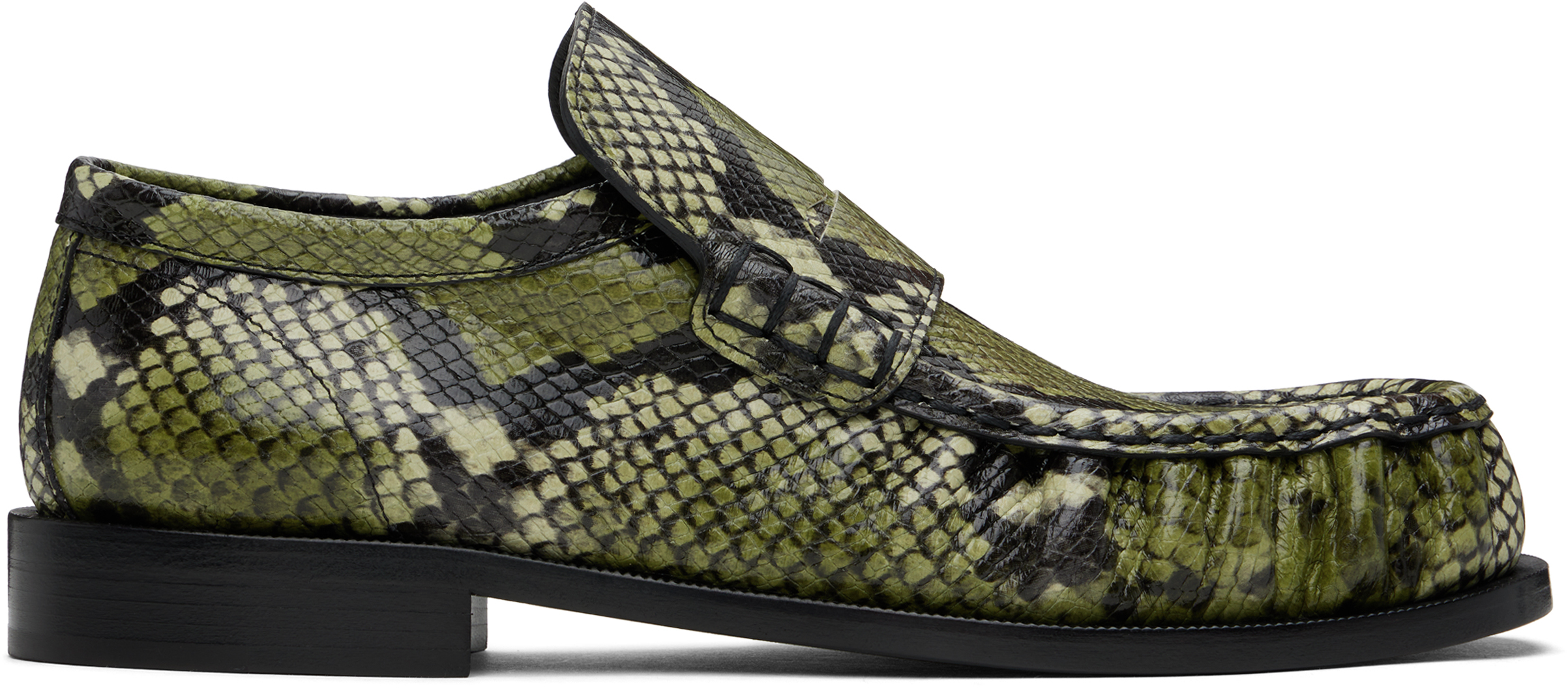 

Кожаные мокасины Dries Van Noten, Green