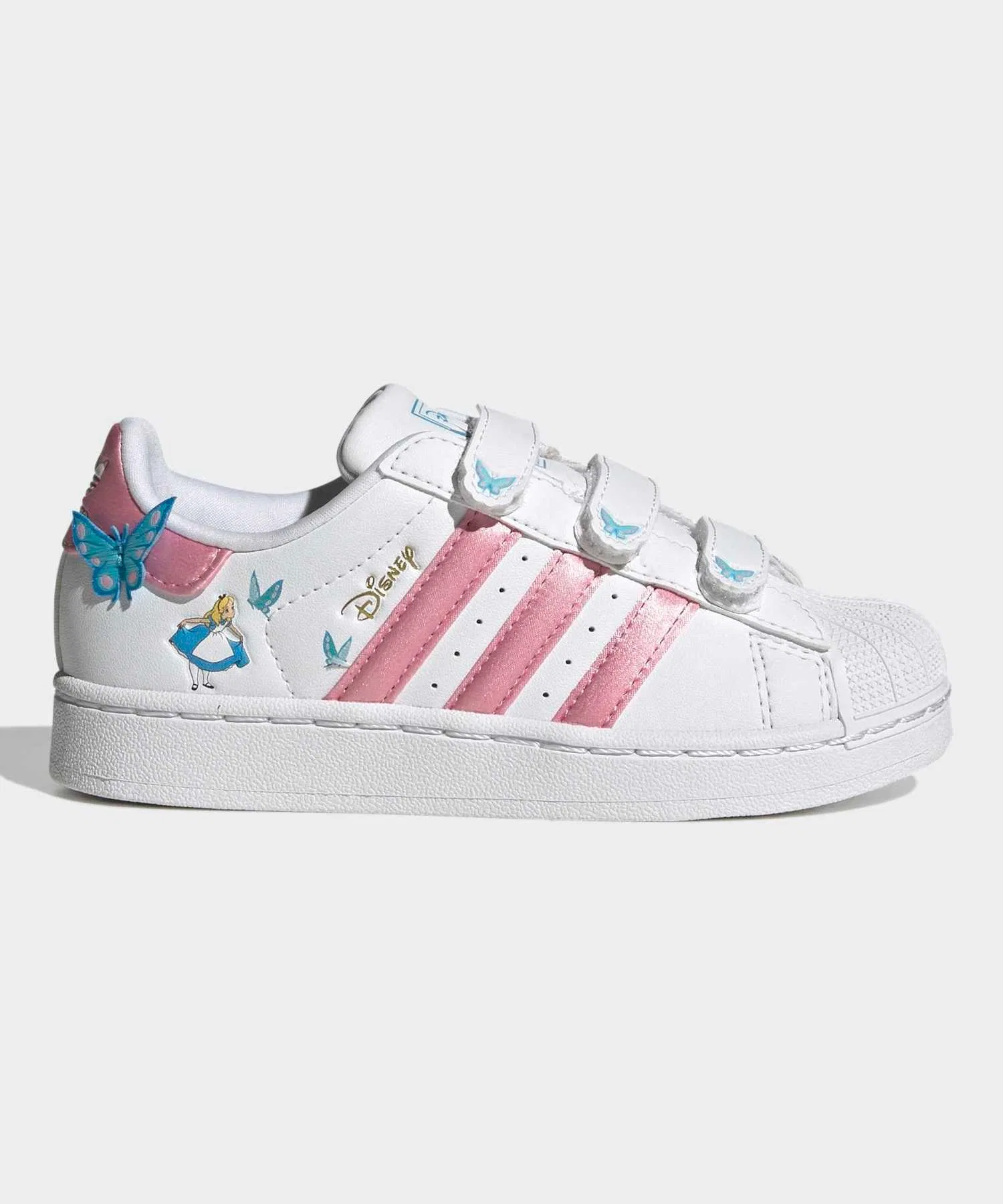 Детские кроссовки Adidas Disney Superstar II Comfort Closure белые