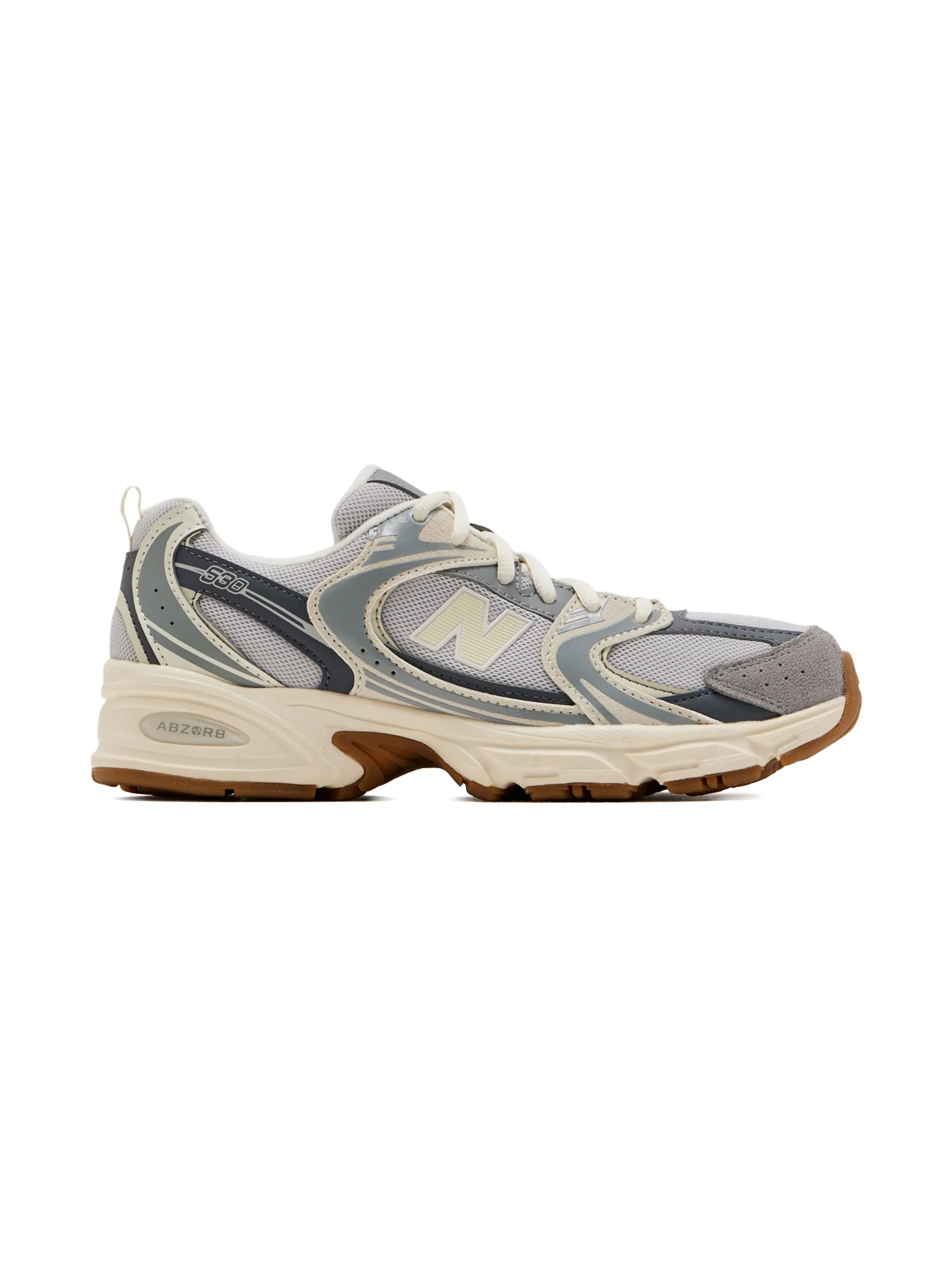 

Кроссовки 530 со вставками New Balance Kids, серый