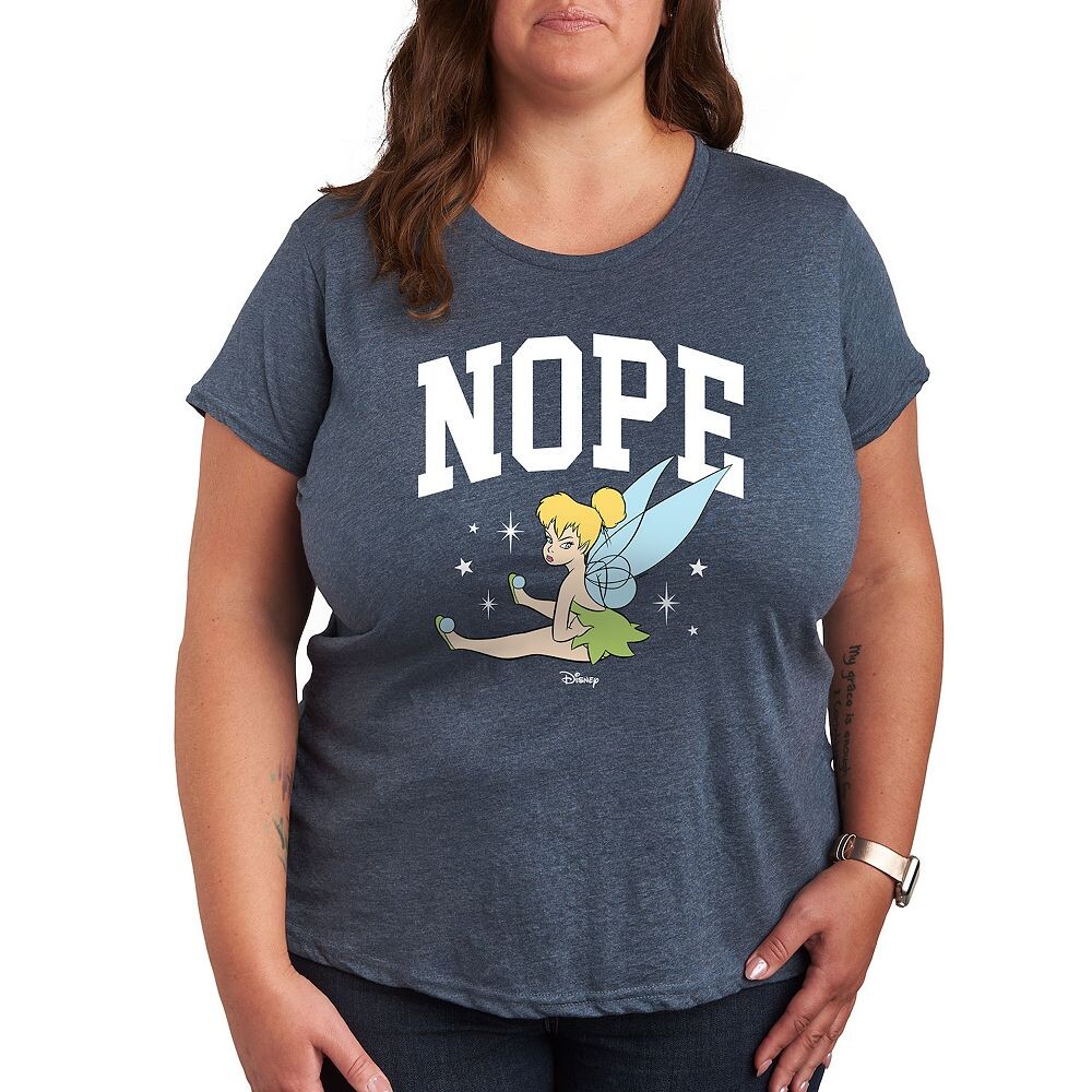 

Футболка Disney's Tinker Bell Plus Nope с рисунком, цвет Heather Blue
