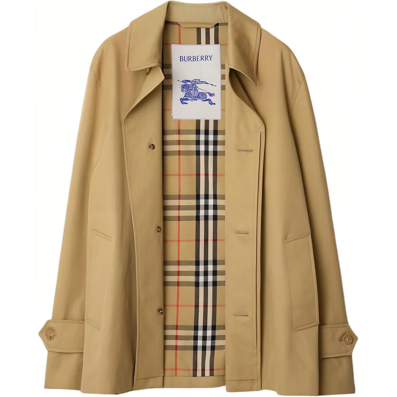 Пальто хаки Burberry — фото 3