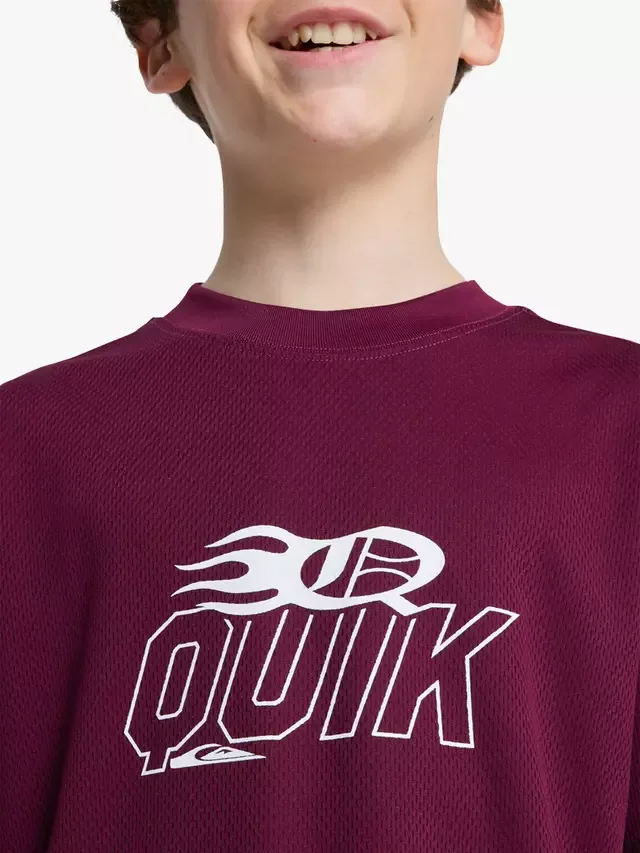 Детская футболка Mercury Americana с логотипом, насыщенно-фиолетового цвета Quiksilver — фото 3