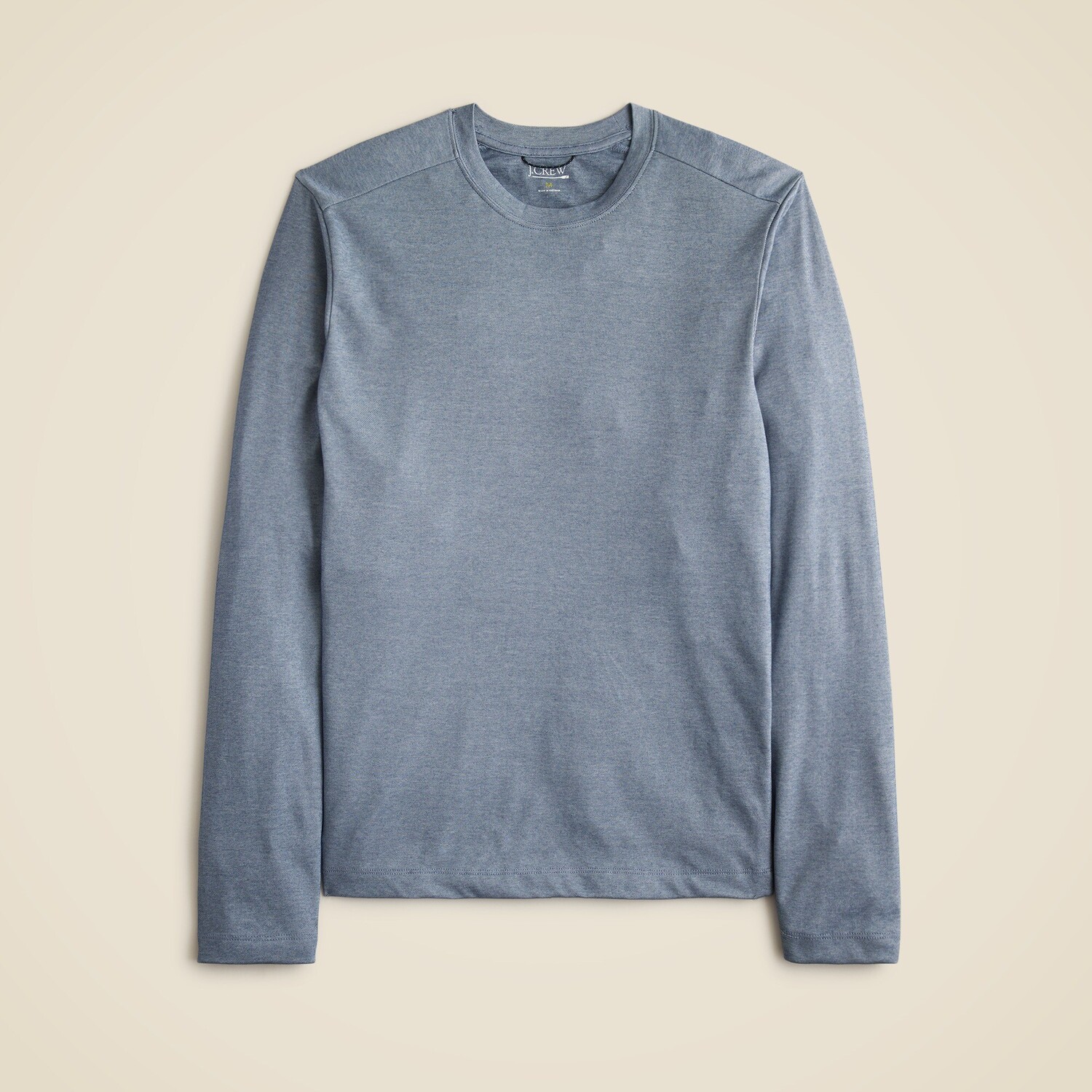 

Футболка с длинным рукавом и технологией Coolmax J.Crew, синий