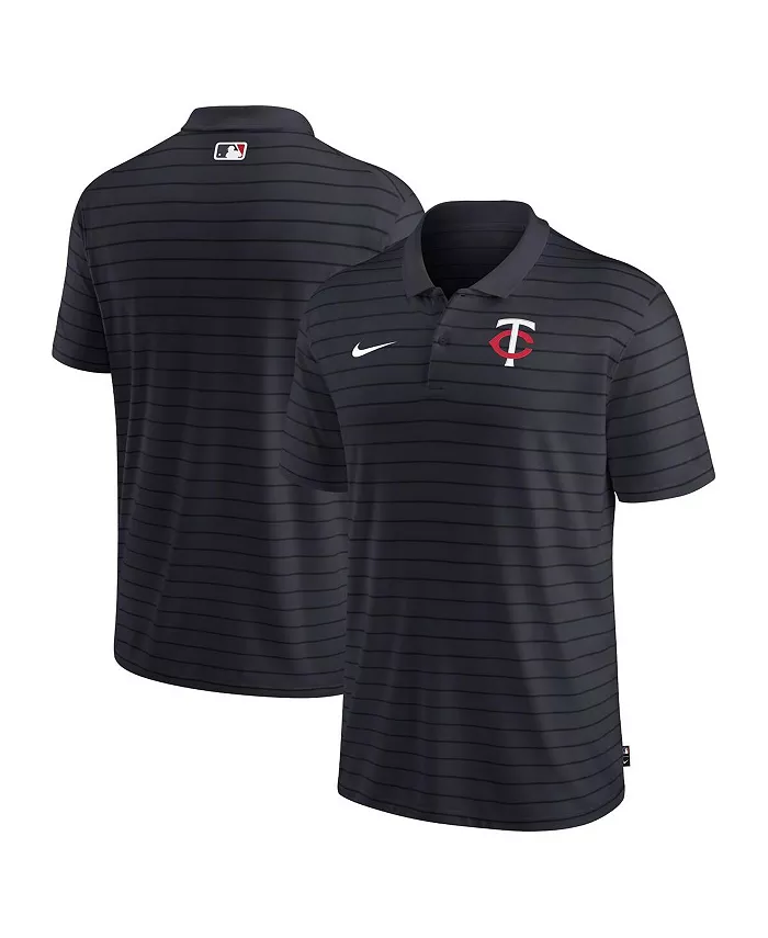 

Мужская поло Minnesota Twins в синем цвете из коллекции Authentic Collection с полосками Victory Performance Nike