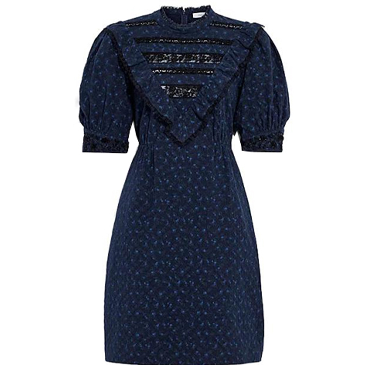 

Женское платье с короткими рукавами COACH, темно-синий