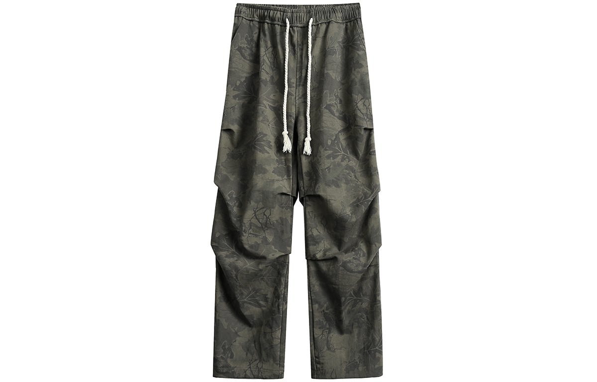 

Повседневные брюки осень унисекс MEIPIN TANG, Green Camouflage