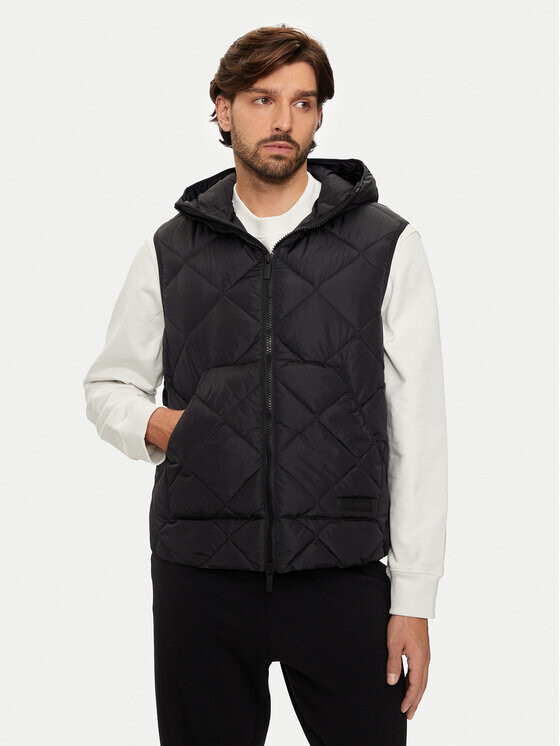

Жилет стандартного кроя Armani Exchange, черный