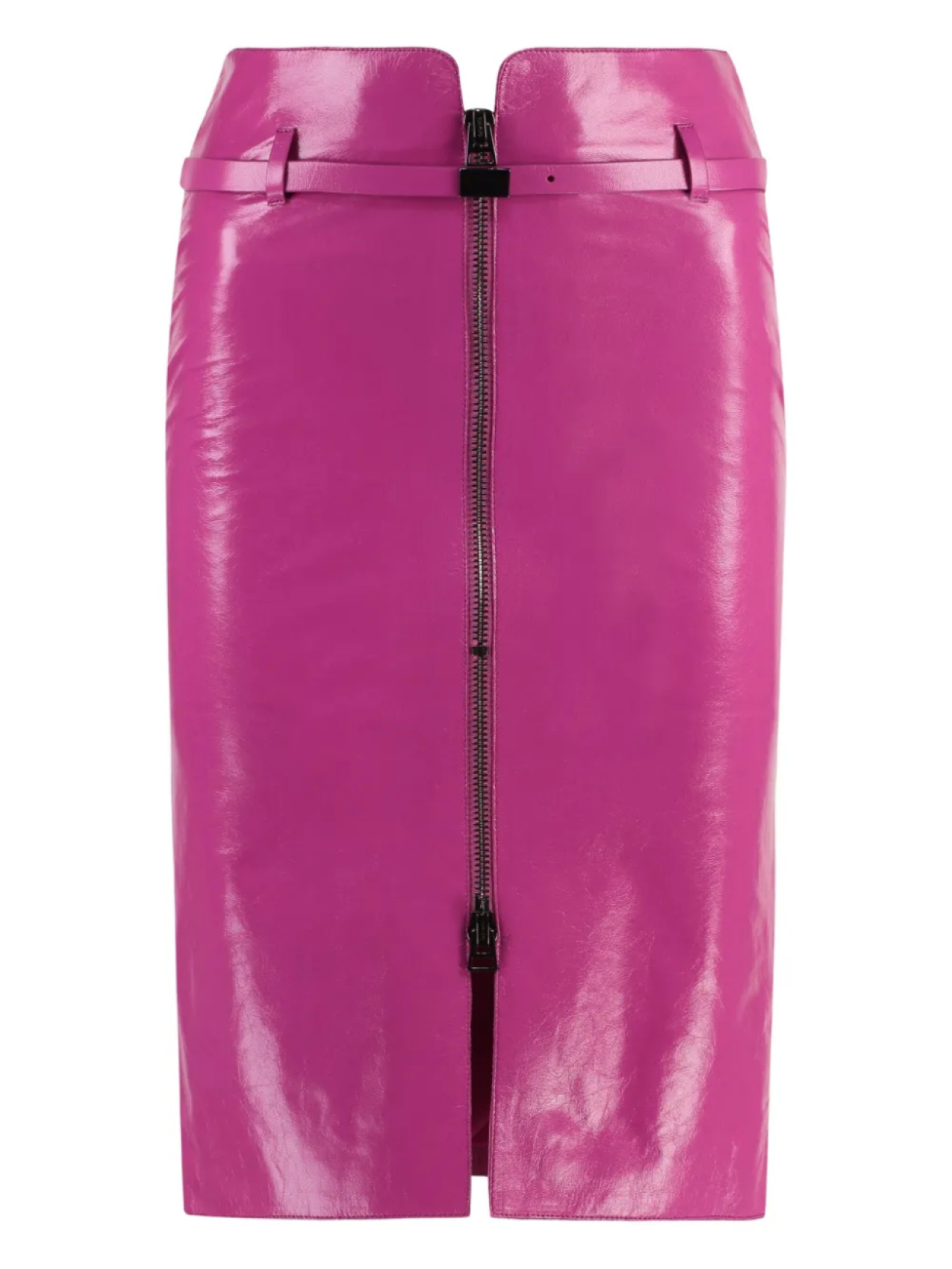 

Юбка кожаная TOM FORD, розовый