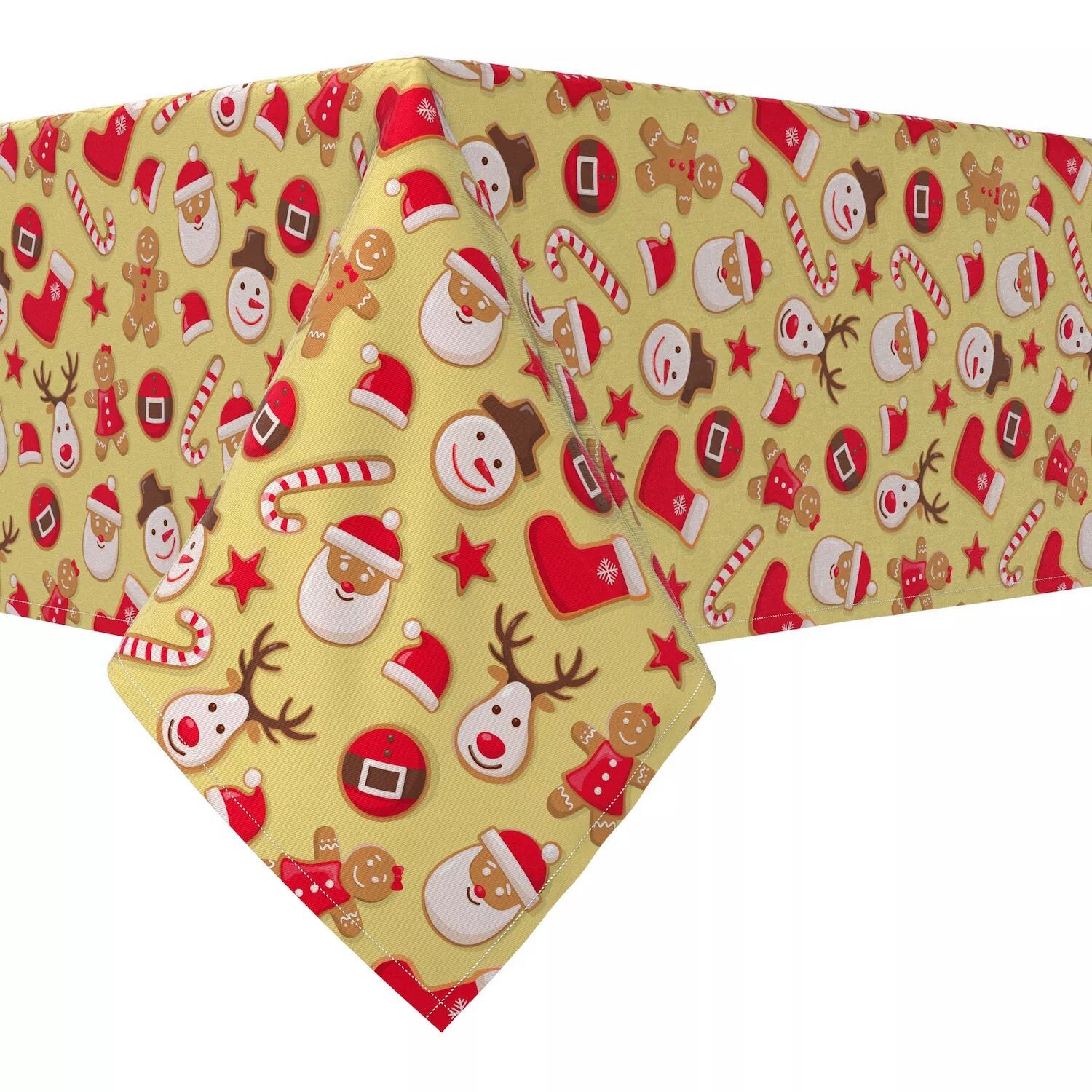

Прямоугольная скатерть, 100% хлопок, 60x120 дюймов, Merry Holiday Cookies