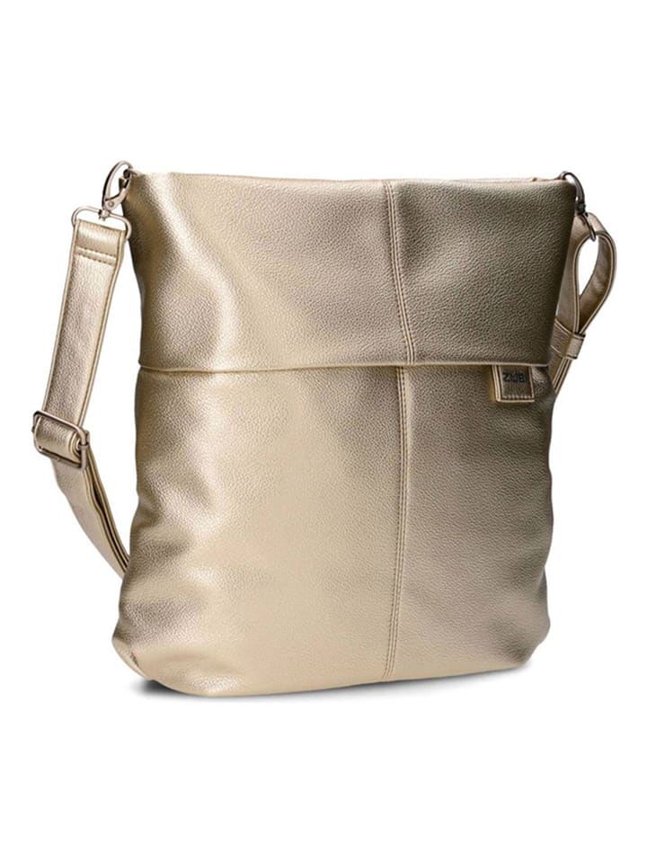 

Золотая сумка через плечо - (Ш)31 x (В)32 x (Г)13 см Zwei, золотой